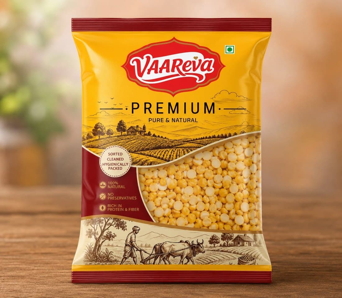 VAAREVA Chana Dal pack